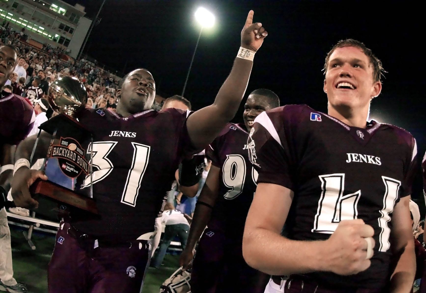 Sept. 9, 2004: Jenks 17, Union 13 (Backyard Bowl)
